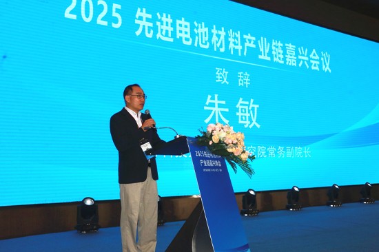 创新永无止境 合作方能共赢 ——在2025先进电池材料产业链嘉兴峰会上的讲话  南方科技大学嘉兴研究院常务副院长 朱敏