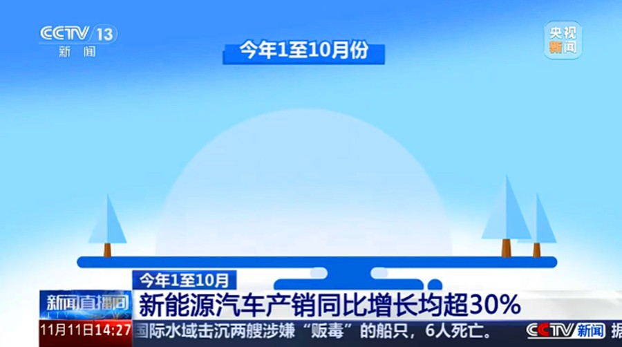 10月我国新能源汽车销量首次超50%