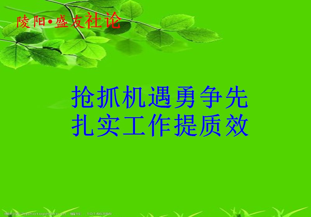 抢抓机遇勇争先 扎实工作提质效